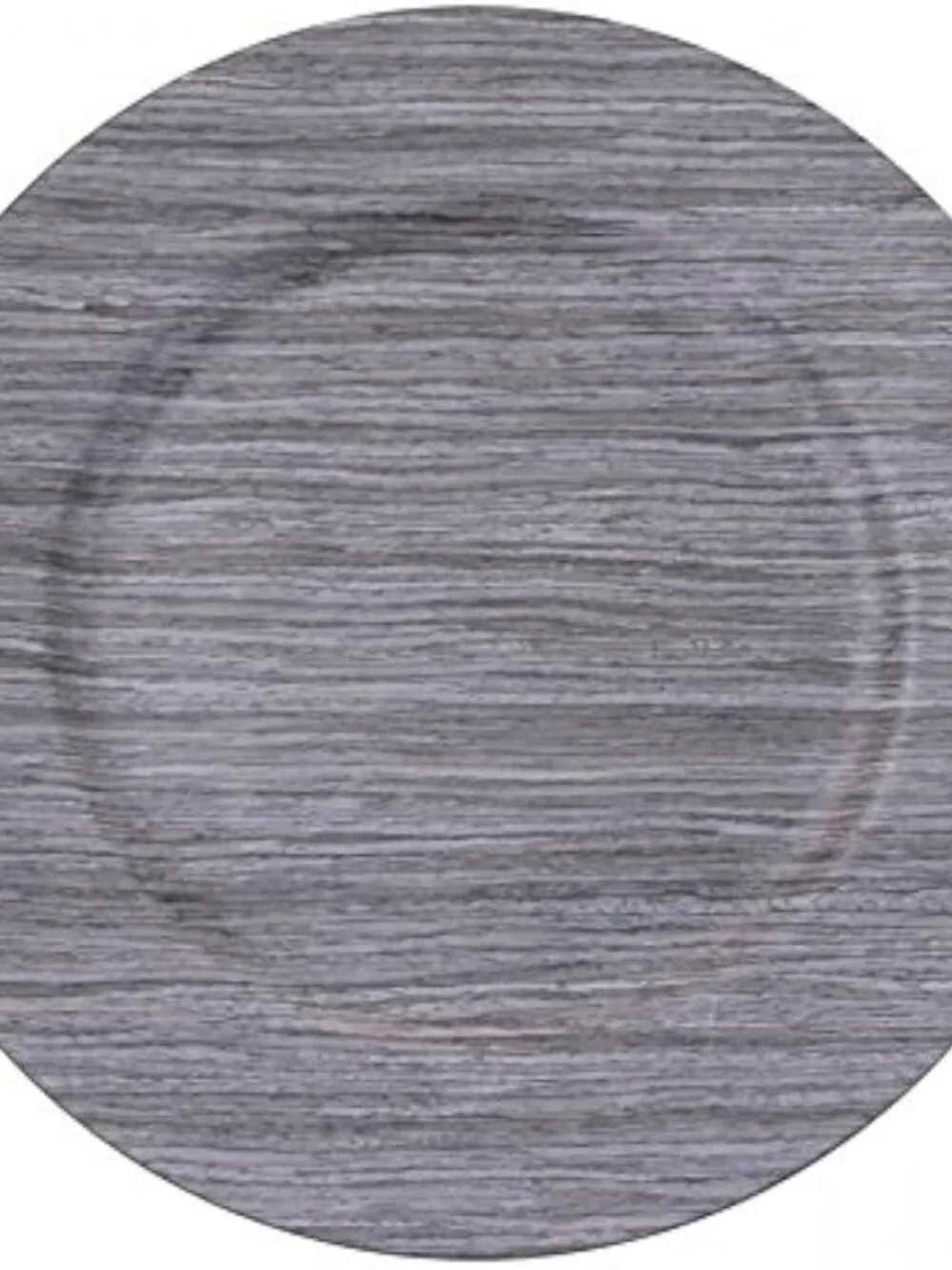 Faux Wood Charger Plates in Grey - 25% Off When You Bundle 5+ Items!